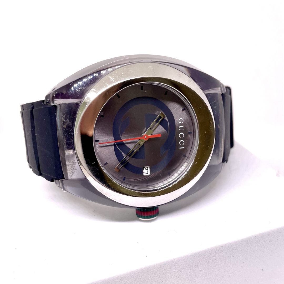 Gucci(グッチ)の稼働　グッチ　GUCCI  SYNC　メンズ時計　ブランド時計　デイト メンズの時計(腕時計(アナログ))の商品写真