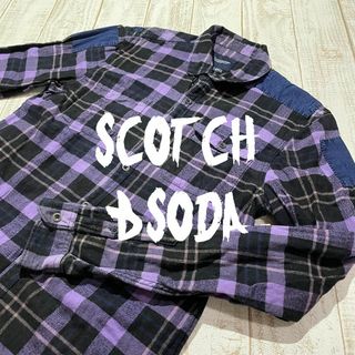 SCOTCH & SODA - 【SCOTCH&SODA】スコッチアンドソーダ パッチワークデザインネルシャツ