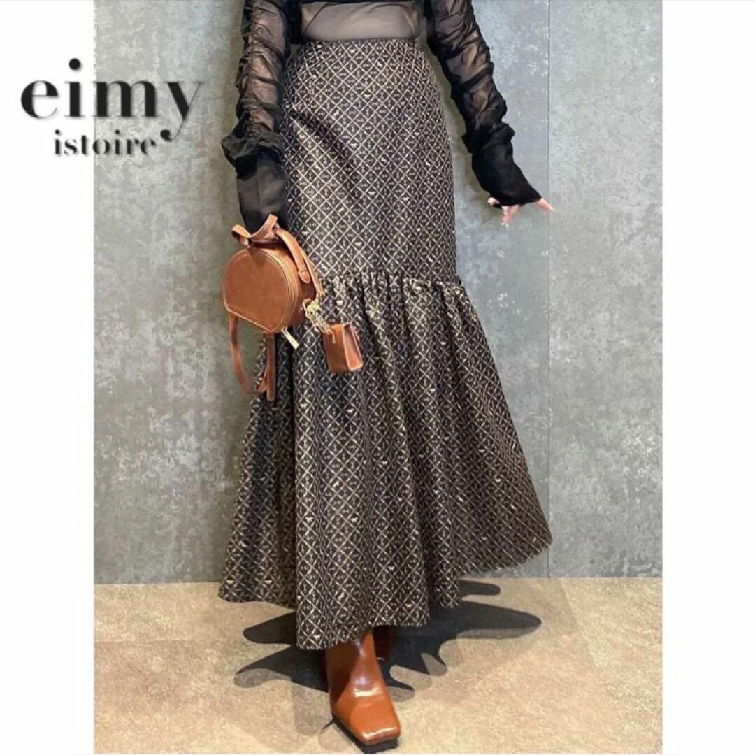 eimy istoire(エイミーイストワール)の美品★eimy istoire ES horse patternスカート321 レディースのスカート(ロングスカート)の商品写真