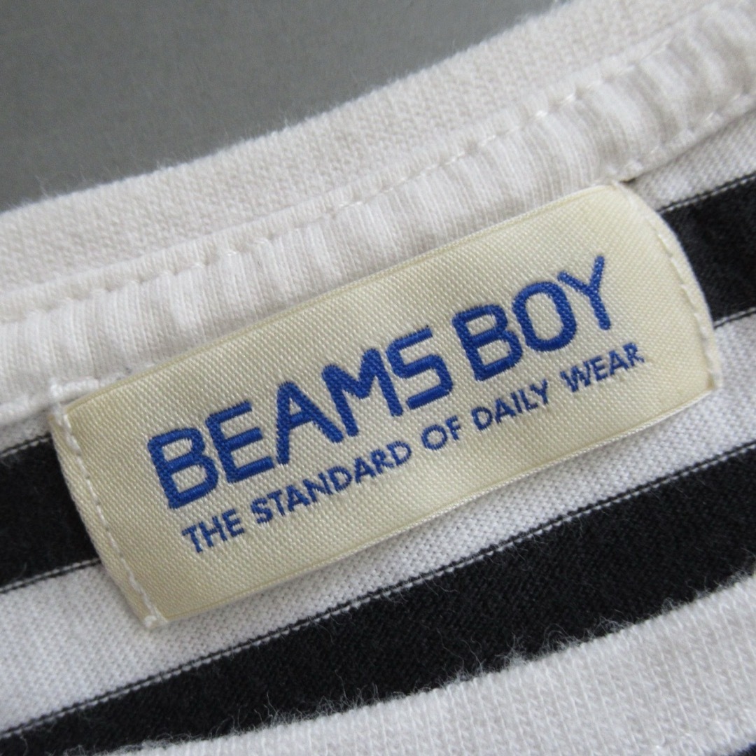 BEAMS BOY(ビームスボーイ)のBEAMS BOY ボーダー コットン ロング ワンピース カジュアル トップス レディースのワンピース(ロングワンピース/マキシワンピース)の商品写真