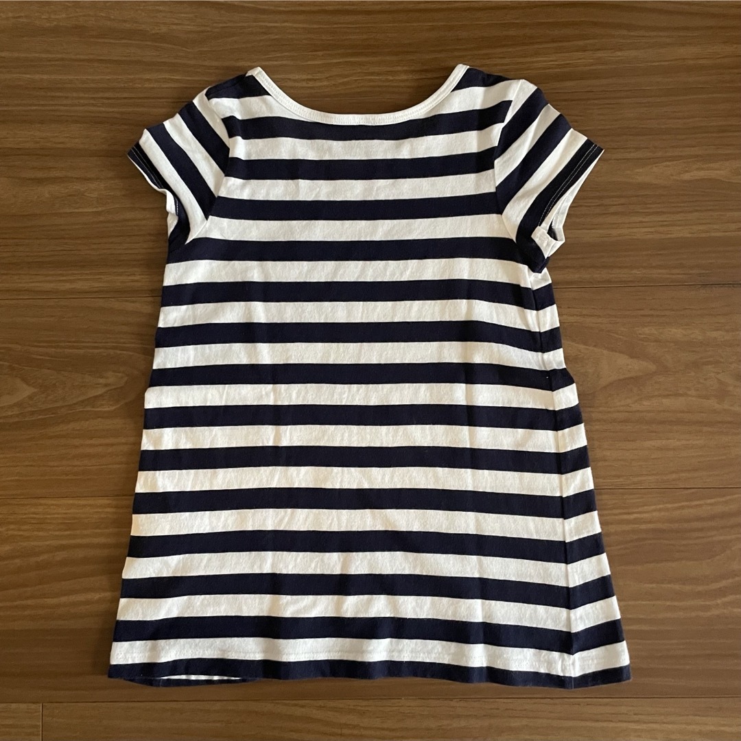 UNIQLO(ユニクロ)のトップス　2枚セット　110 キッズ/ベビー/マタニティのキッズ服女の子用(90cm~)(Tシャツ/カットソー)の商品写真