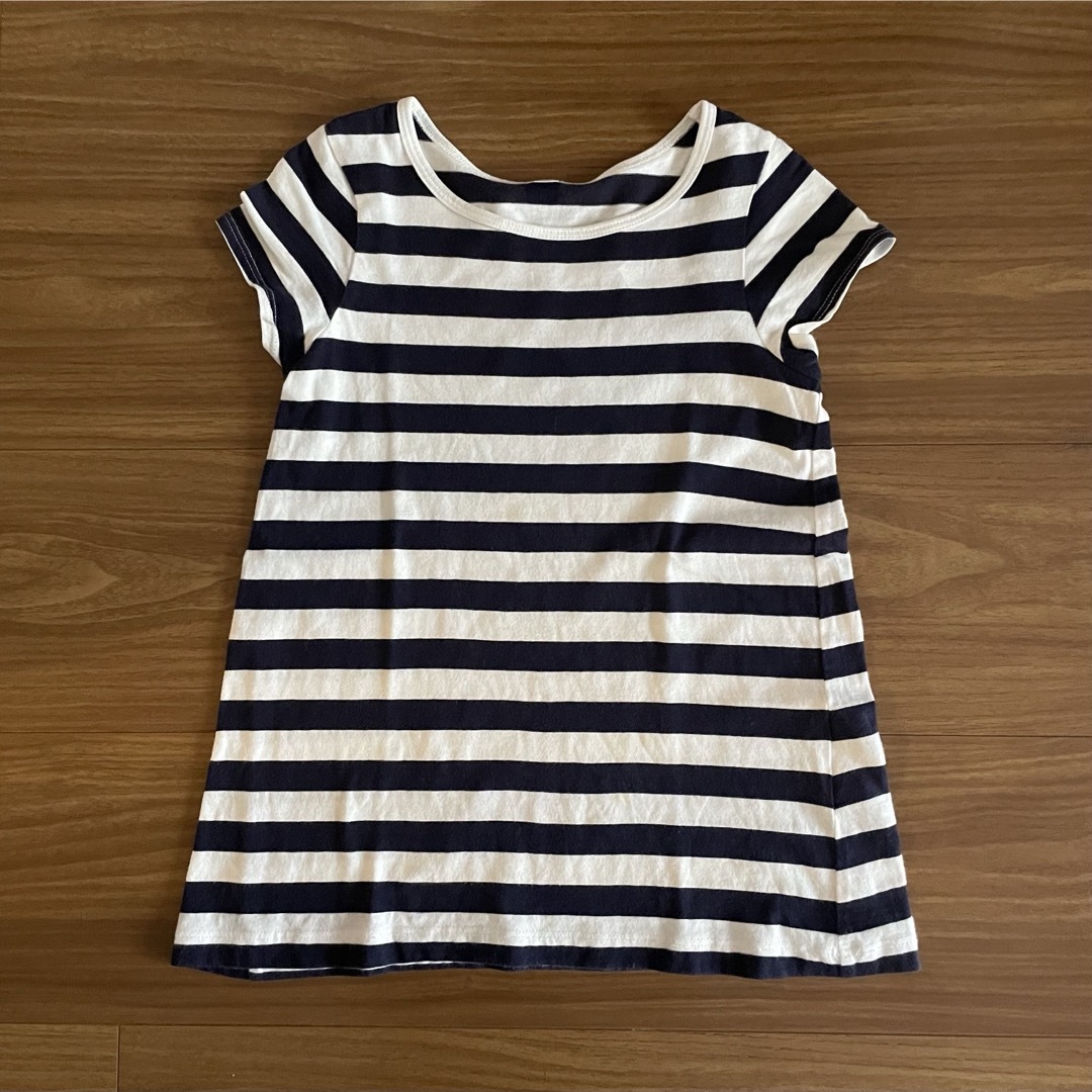 UNIQLO(ユニクロ)のトップス　2枚セット　110 キッズ/ベビー/マタニティのキッズ服女の子用(90cm~)(Tシャツ/カットソー)の商品写真