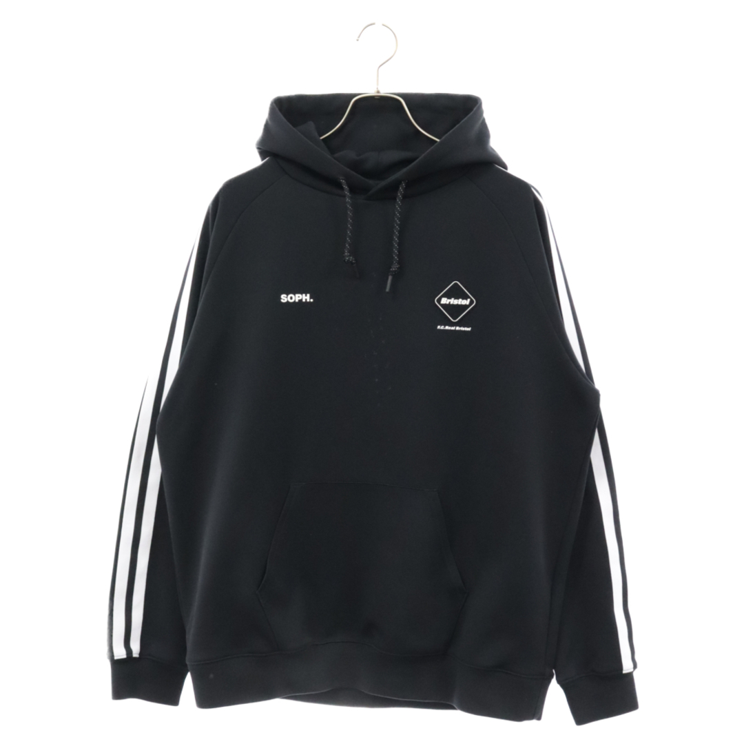 F.C.R.B.(エフシーアールビー)のF.C.R.B./F.C.Real Bristol/FCRB エフシーアールビー/エフシーレアルブリストル 23SS TRAINING TRACK HOODIE FCRB-230055 トレーニング トラック フーディ プルオーバーパーカー ブラック メンズのトップス(パーカー)の商品写真