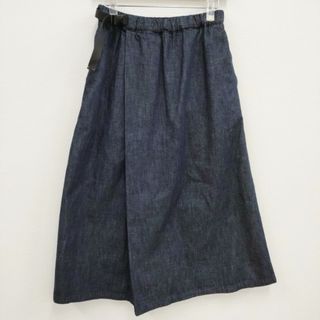 ダントン(DANTON)のDanton SAD EASY SKIRT DT-F0011 定価14850円 サイズ36 インディゴ デニム ロングスカート ネイビー レディース ダントン【中古】4-0314G♪(ロングスカート)