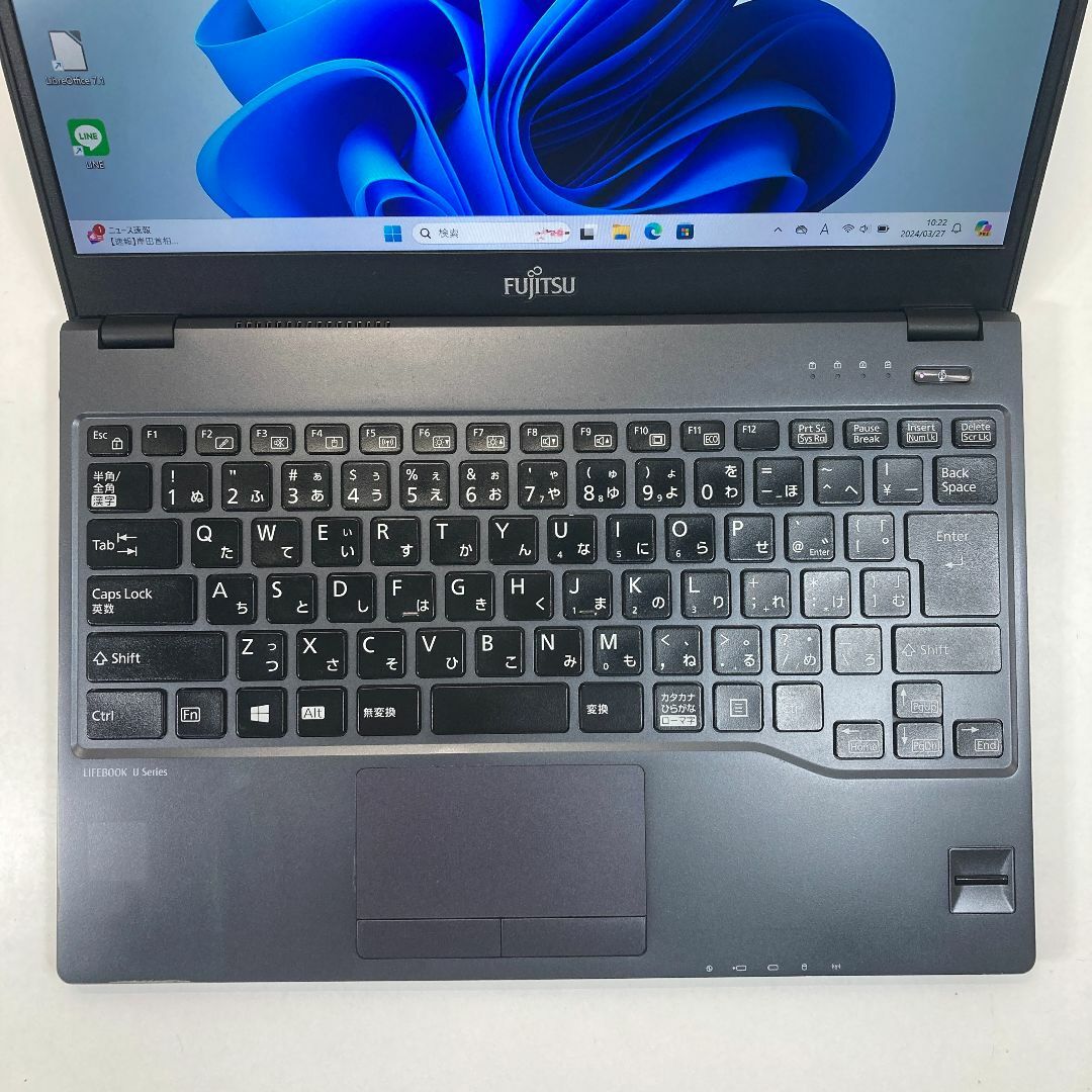 富士通(フジツウ)のFujitsu LIFEBOOK ノートパソコン Windows11 （S58） スマホ/家電/カメラのPC/タブレット(ノートPC)の商品写真