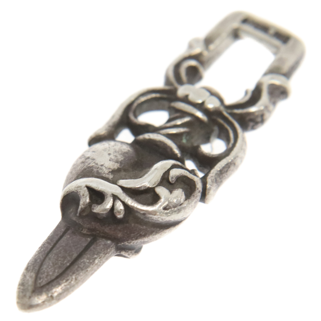 Chrome Hearts(クロムハーツ)のCHROME HEARTS クロムハーツ DAGGER HEART ダガーハートペンダント ペンダントトップ シルバー メンズのアクセサリー(ネックレス)の商品写真