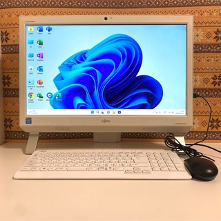 フジツウ(富士通)のY59 富士通デスクトップHDD 1TBWindows11オフィス付き(デスクトップ型PC)