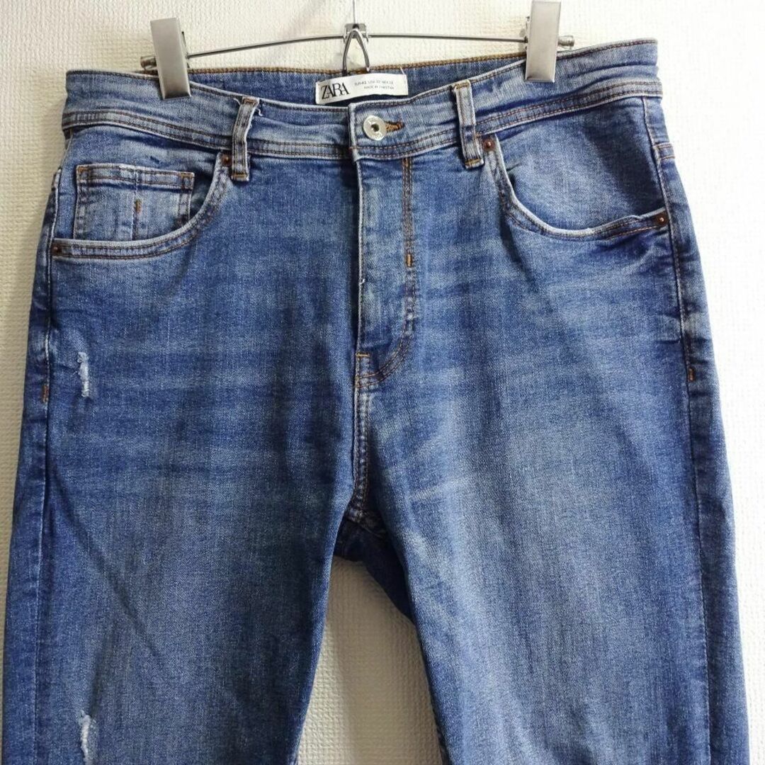 ZARA - ZARA アンクルスーパースキニーデニム W82cm 強 ZARA - ZARA アンクルスーパースキニーデニム W82cm 強
