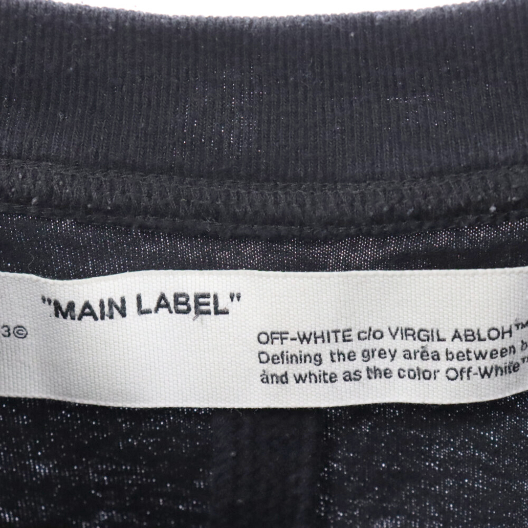 OFF-WHITE(オフホワイト)のOFF-WHITE オフホワイト CARAVAGGIO ARROWS OMAA038S20185004 オーバーサイズカラヴァッジョアロープリント半袖Tシャツ カットソー ブラック メンズのトップス(Tシャツ/カットソー(半袖/袖なし))の商品写真
