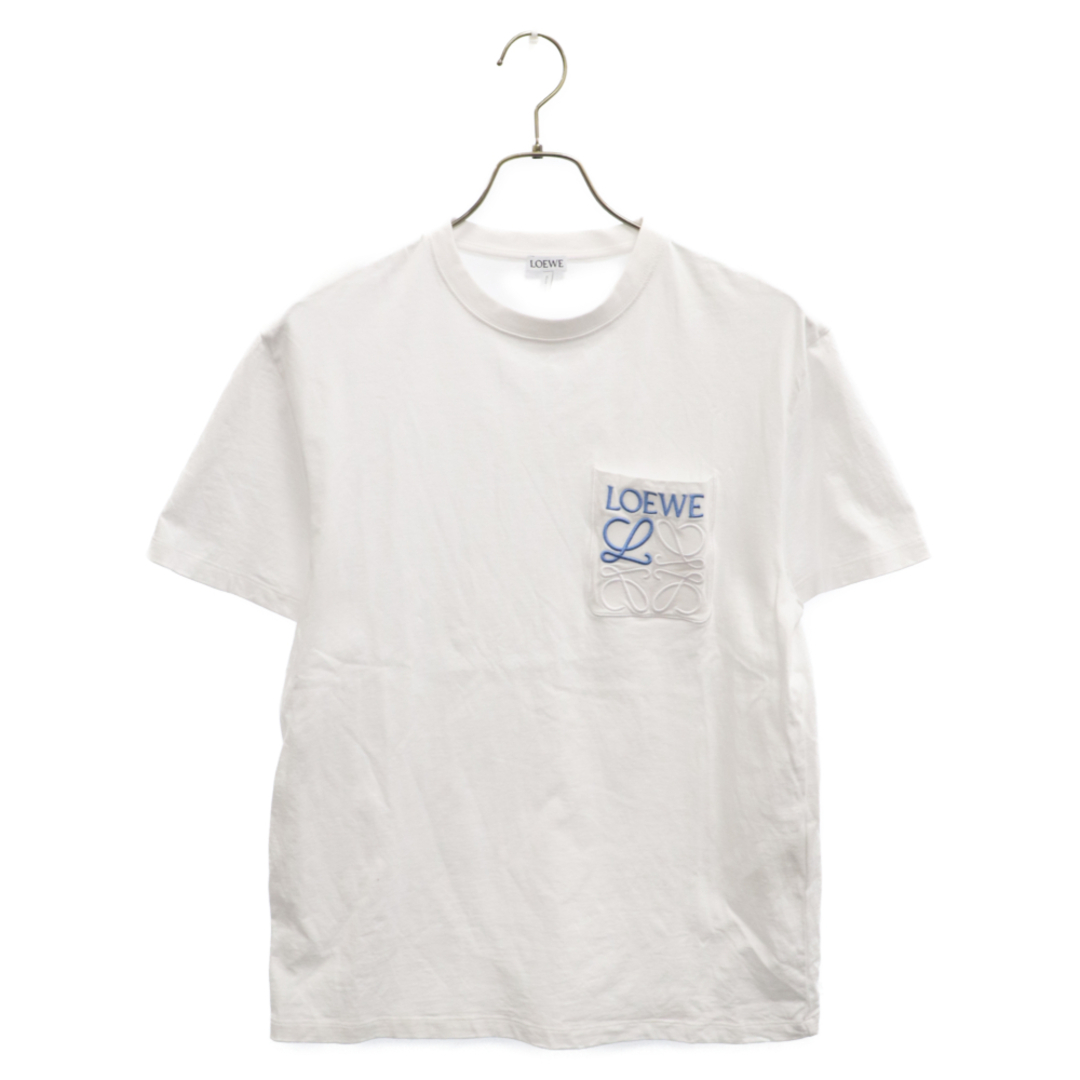 LOEWE(ロエベ)のLOEWE ロエベ ANAGRAM POCKET T SHIRT アナグラム 半袖Tシャツ カットソー ホワイト H526Y22X99 メンズのトップス(Tシャツ/カットソー(半袖/袖なし))の商品写真