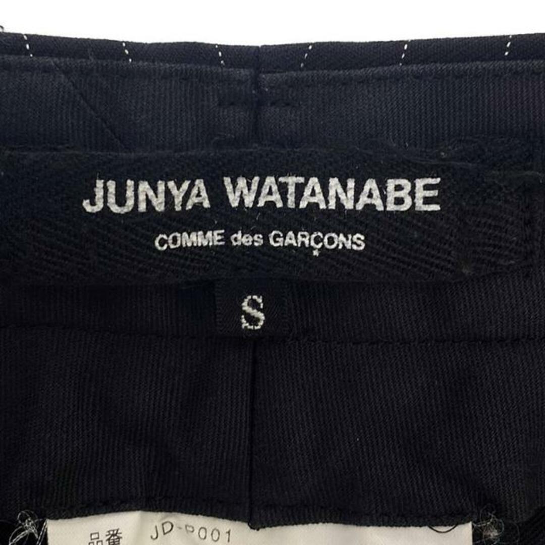 JUNYA WATANABE COMME des GARCONS / ジュンヤワタナベ | 2009AW | ウール ストライプ スラックスパンツ | S | ブラック/シルバー | レディース レディースのパンツ(その他)の商品写真