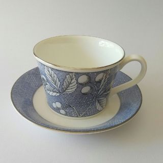 ウェッジウッド(WEDGWOOD)の【廃盤】ウェッジウッド　フランシスブルーカップ＆ソーサー　一客(食器)