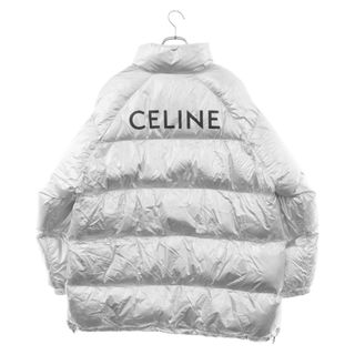 セリーヌ(celine)のCELINE セリーヌ 21AW Parka in Nylon パーカー イン ナイロン ジップアップ ダウン ジャケット シルバー 2W430819L(ダウンジャケット)