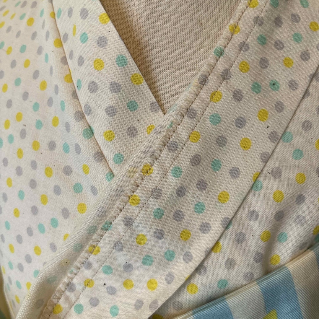 ハンドメイド　ふれあ浴衣　110   #14 キッズ/ベビー/マタニティのキッズ服女の子用(90cm~)(甚平/浴衣)の商品写真