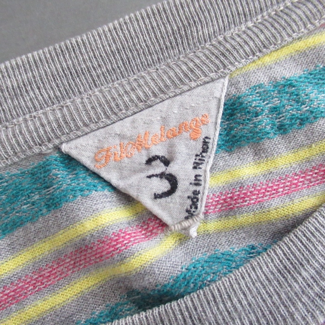 FilMelange(フィルメランジェ)のFilMelange ショートスリーブ Tシャツ トップス 半袖 カットソー 3 メンズのトップス(Tシャツ/カットソー(半袖/袖なし))の商品写真