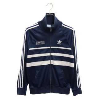 アディダス(adidas)のadidas アディダス 70～80S VINTAGE ヴィンテージ USA製 トレフォイルロゴ 3ストライプ トラックジャケット ネイビー(フライトジャケット)