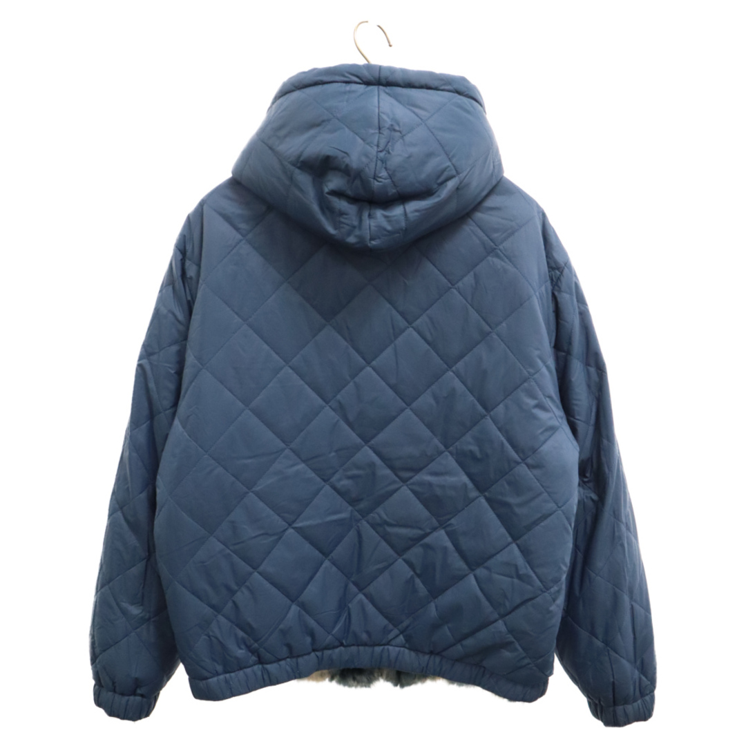 Supreme(シュプリーム)のSUPREME シュプリーム 20AW Faux Fur Reversible Hooded Jacket フェイクファー リバーシブル ジップアップジャケット ブルー メンズのジャケット/アウター(フライトジャケット)の商品写真