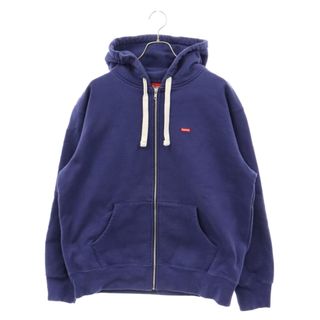 シュプリーム(Supreme)のSUPREME シュプリーム 22AW Small Box Drawcord Zip Up Hooded Sweatshirts スモールボックスロゴ ドローコード ジップアップ スウェットパーカー パープル(パーカー)