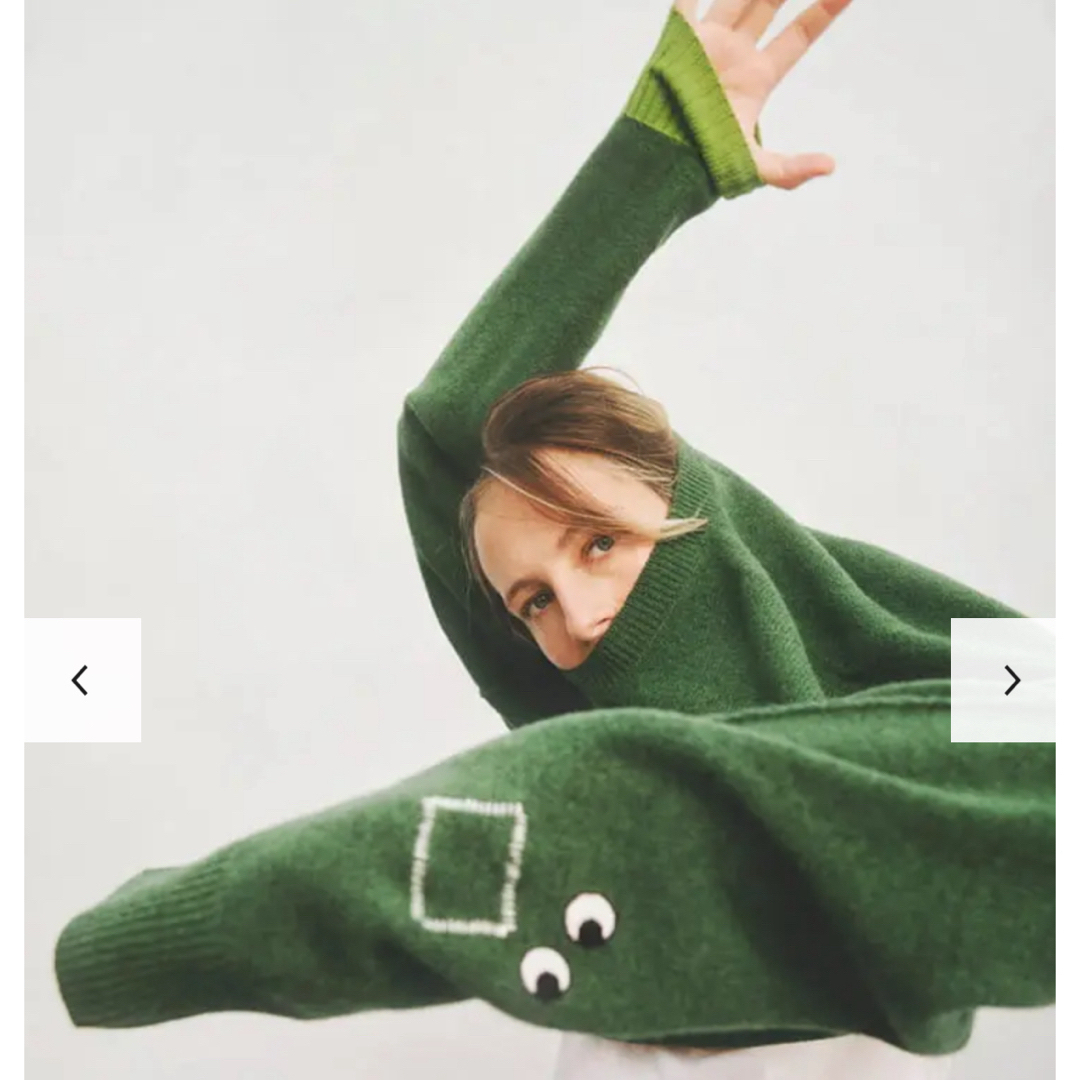 ANYA HINDMARCH(アニヤハインドマーチ)のUNIQLO×ANYA HINDMARCH アニヤ・ハインドマーチ レディースのトップス(ニット/セーター)の商品写真