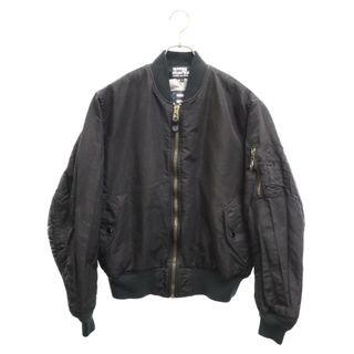 BLACK MARKET COMME des GARCONS ブラックマーケット コムデギャルソン × Alpha MA-1 × アルファ リバーシブルブラッドチットボンバージャケット ブラック OS-J001(フライトジャケット)