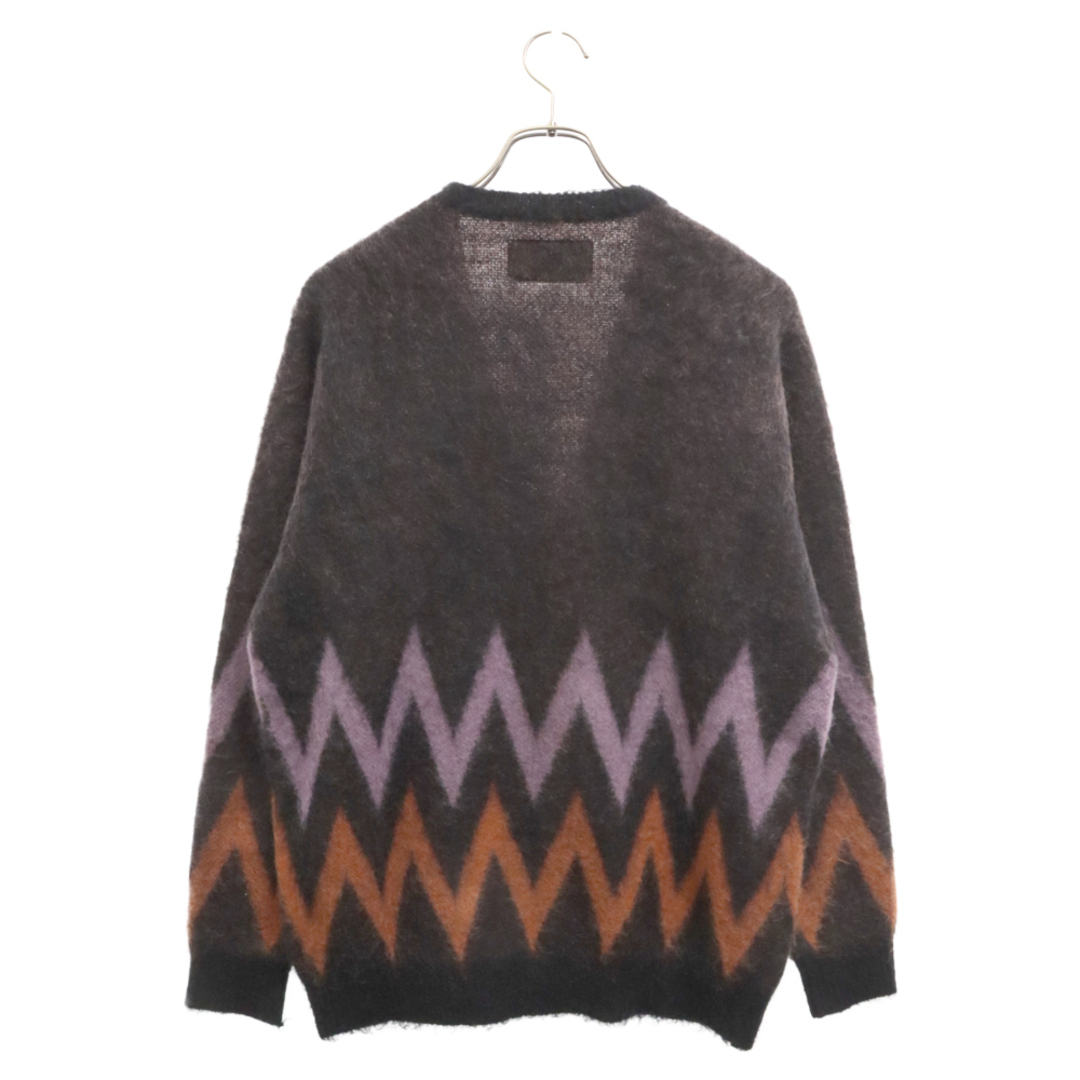 WACKO MARIA(ワコマリア)のWACKO MARIA ワコマリア 19AW ZIGZAG MOHAIR CARDIGAN ジグザグモヘアニットカーディガン ブラック メンズのトップス(カーディガン)の商品写真