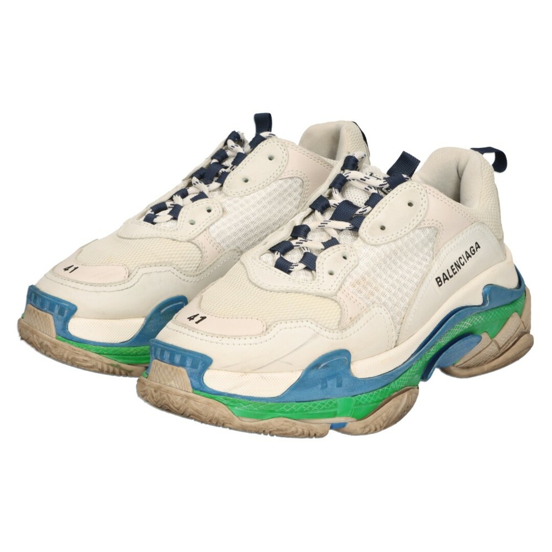 Balenciaga(バレンシアガ)のBALENCIAGA バレンシアガ Triple S トリプルエス ローカットスニーカー ホワイト/ブルー/グリーン 541620 メンズの靴/シューズ(スニーカー)の商品写真