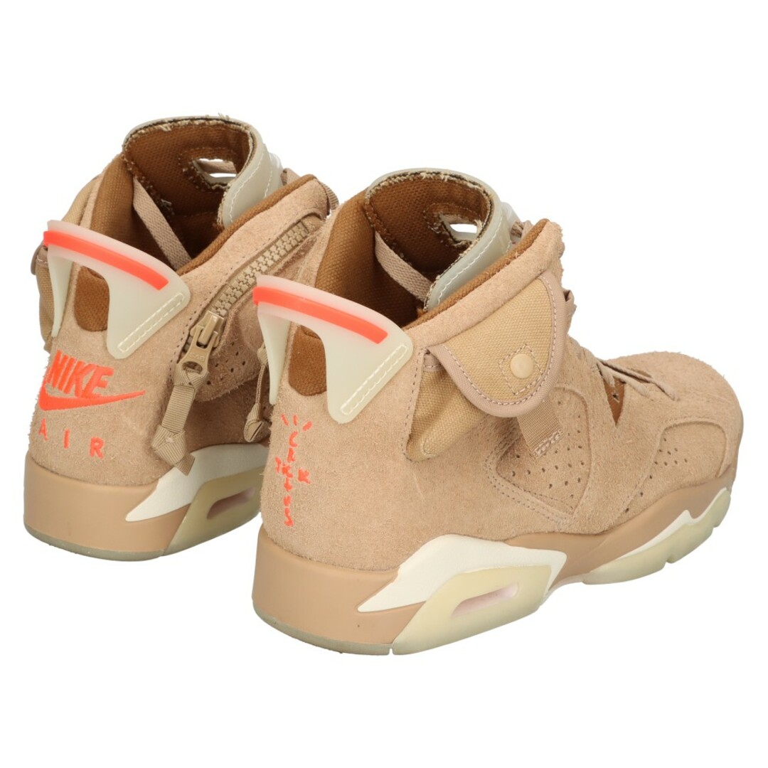 NIKE(ナイキ)のNIKE ナイキ ×TRAVIS SCOTT AIR JORDAN6 RETRO SP トラヴィススコット エアジョーダン6 ハイカットスニーカーブラウン US6.5/24.5cm DH0690-200 メンズの靴/シューズ(スニーカー)の商品写真