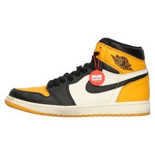 ナイキ(NIKE)のNIKE ナイキ AIR JORDAN 1 HIGH OG Taxi 555088-711 エアジョーダン1 ハイカットスニーカー タクシー ブラック/イエロー US9.5/27.5cm(スニーカー)