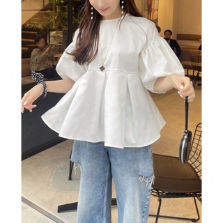 Hyeon shishu blouse ヘヨン(シャツ/ブラウス(半袖/袖なし))