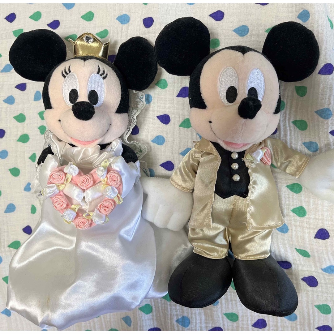 Disney(ディズニー)のミッキー　ミニー　ウエディング　ぬいぐるみ エンタメ/ホビーのおもちゃ/ぬいぐるみ(ぬいぐるみ)の商品写真