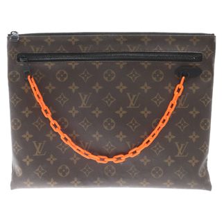 ルイヴィトン(LOUIS VUITTON)のLOUIS VUITTON ルイヴィトン 19SS モノグラム ソーラーレイポシェットA4・クラッチバッグバッグ ブラウン M44484/TN4188(セカンドバッグ/クラッチバッグ)