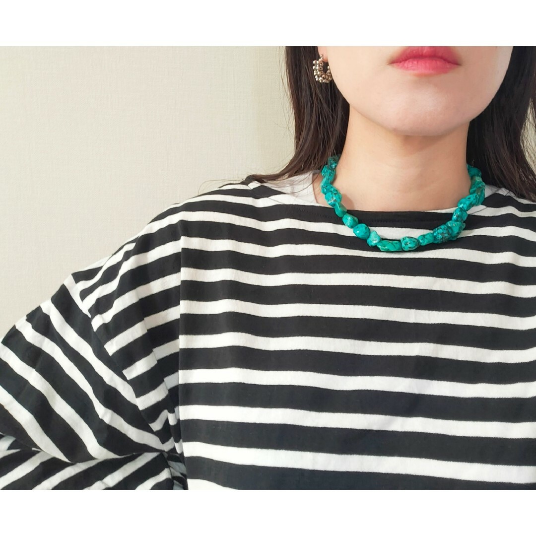 BEAUTY&YOUTH UNITED ARROWS(ビューティアンドユースユナイテッドアローズ)のturquoiseネックレス ハンドメイドのアクセサリー(ネックレス)の商品写真