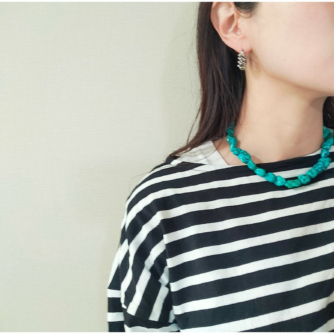 BEAUTY&YOUTH UNITED ARROWS(ビューティアンドユースユナイテッドアローズ)のturquoiseネックレス ハンドメイドのアクセサリー(ネックレス)の商品写真