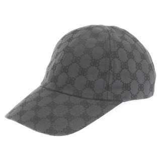 グッチ(Gucci)のGUCCI グッチ ×BALENCIAGA HACKER CAP ザハッカープロジェクトベースボールキャップ 帽子 ブラック 680717 4B3B7(キャップ)