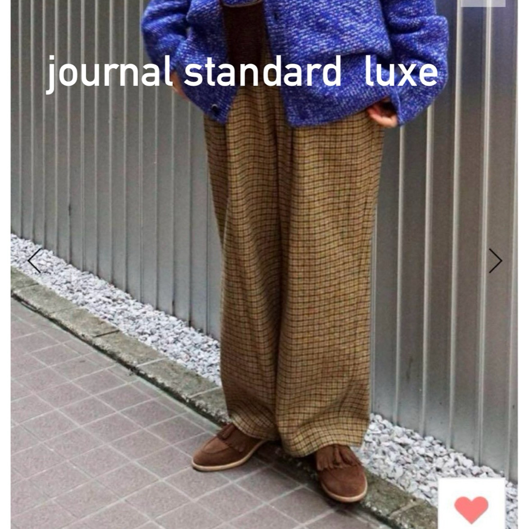 JOURNAL STANDARD(ジャーナルスタンダード)のjournal standard  luxe Cチェックリブパンツ レディースのパンツ(カジュアルパンツ)の商品写真