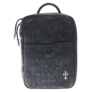 クロムハーツ(Chrome Hearts)のCHROME HEARTS クロムハーツ EVERYDAY CARRY LG/エブリデイ セメタリークロスパッチ レザーハンドバッグ ブラック(その他)