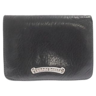 クロムハーツ(Chrome Hearts)のCHROME HEARTS クロムハーツ JOEY ジョーイ ダガージップ レザーウォレット 二つ折り財布 ブラック(折り財布)