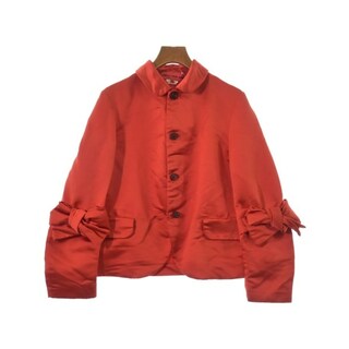 コムデギャルソンガール(COMME des GARCONS GIRL)のCOMME des GARCONS GIRL カジュアルジャケット S 赤 【古着】【中古】(テーラードジャケット)