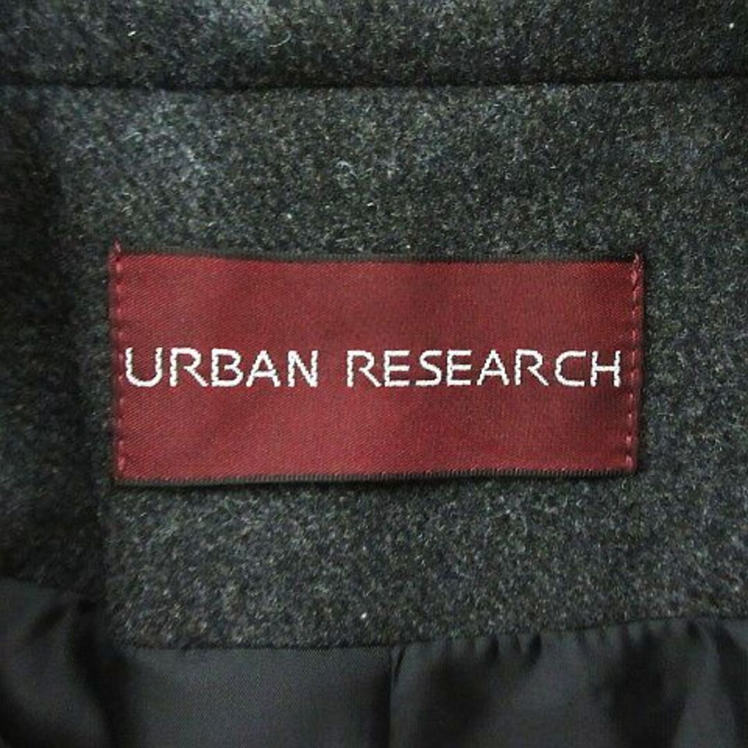 URBAN RESEARCH(アーバンリサーチ)のアーバンリサーチ チェスターコート 長袖 ロング丈 ウール混 F ダークグレー レディースのジャケット/アウター(その他)の商品写真