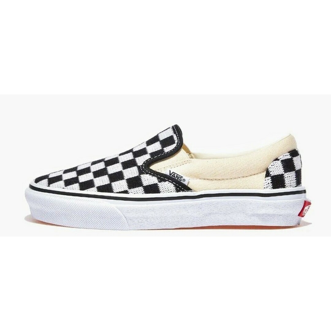 VANS(ヴァンズ)の入手困難！限定復刻ニットチェッカー！VANS クラシックスリッポン新品スニーカー メンズの靴/シューズ(スニーカー)の商品写真