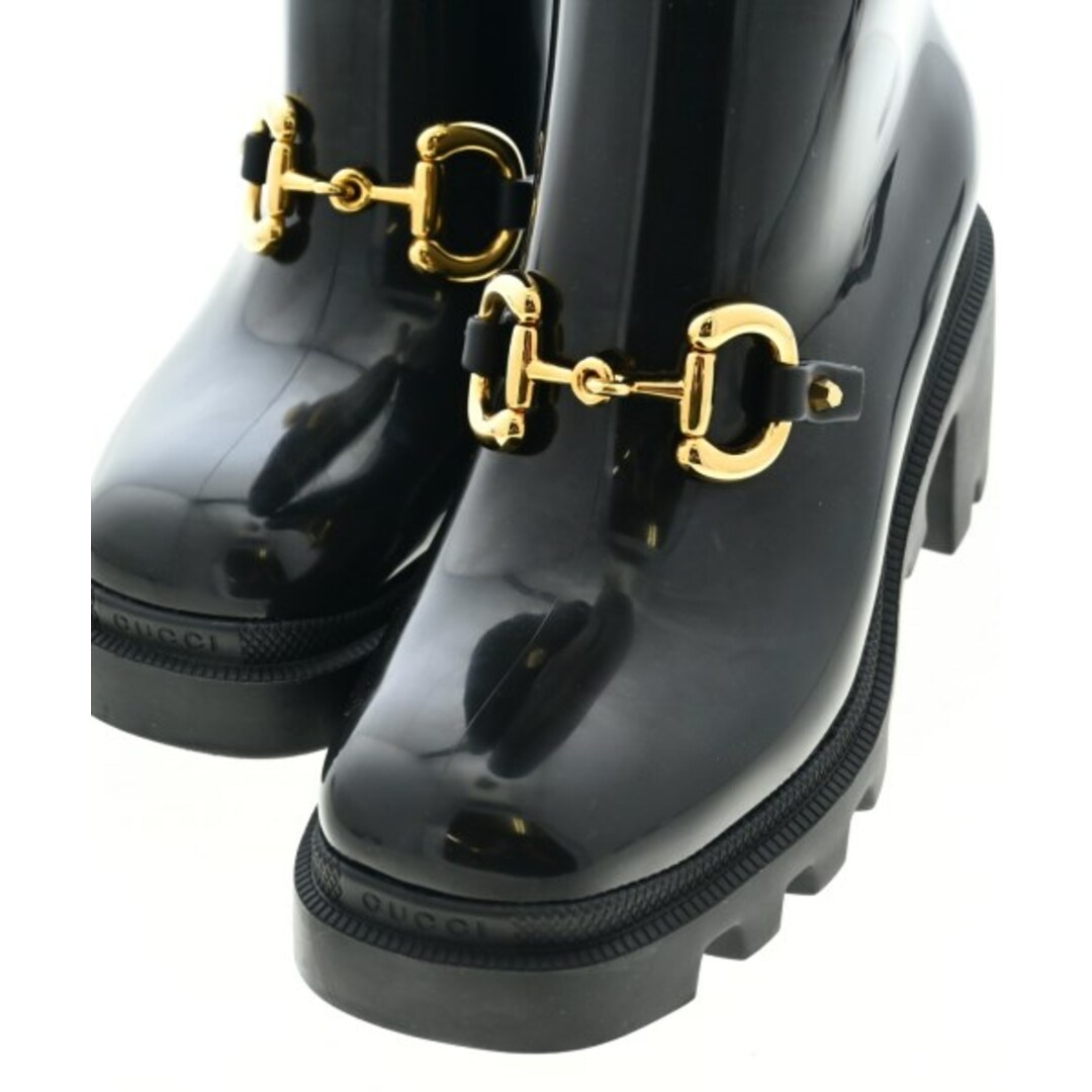 Gucci(グッチ)のGUCCI グッチ ブーツ 36(22.5cm位) 黒 【古着】【中古】 レディースの靴/シューズ(ブーツ)の商品写真