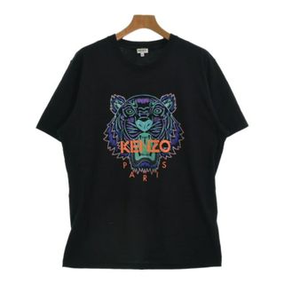 ケンゾー(KENZO)のKENZO ケンゾー Tシャツ・カットソー XXL 黒 【古着】【中古】(Tシャツ/カットソー(半袖/袖なし))