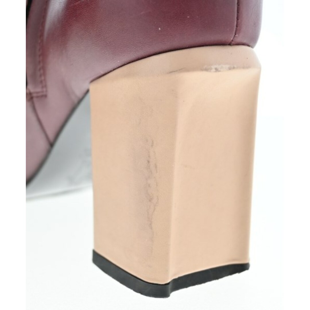Marni(マルニ)のMARNI マルニ ブーツ EU35(21.5cm位) エンジ 【古着】【中古】 レディースの靴/シューズ(ブーツ)の商品写真