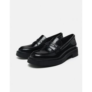 ZARA - 【新品未使用】ZARA フラット トラックソール ミュール 37の