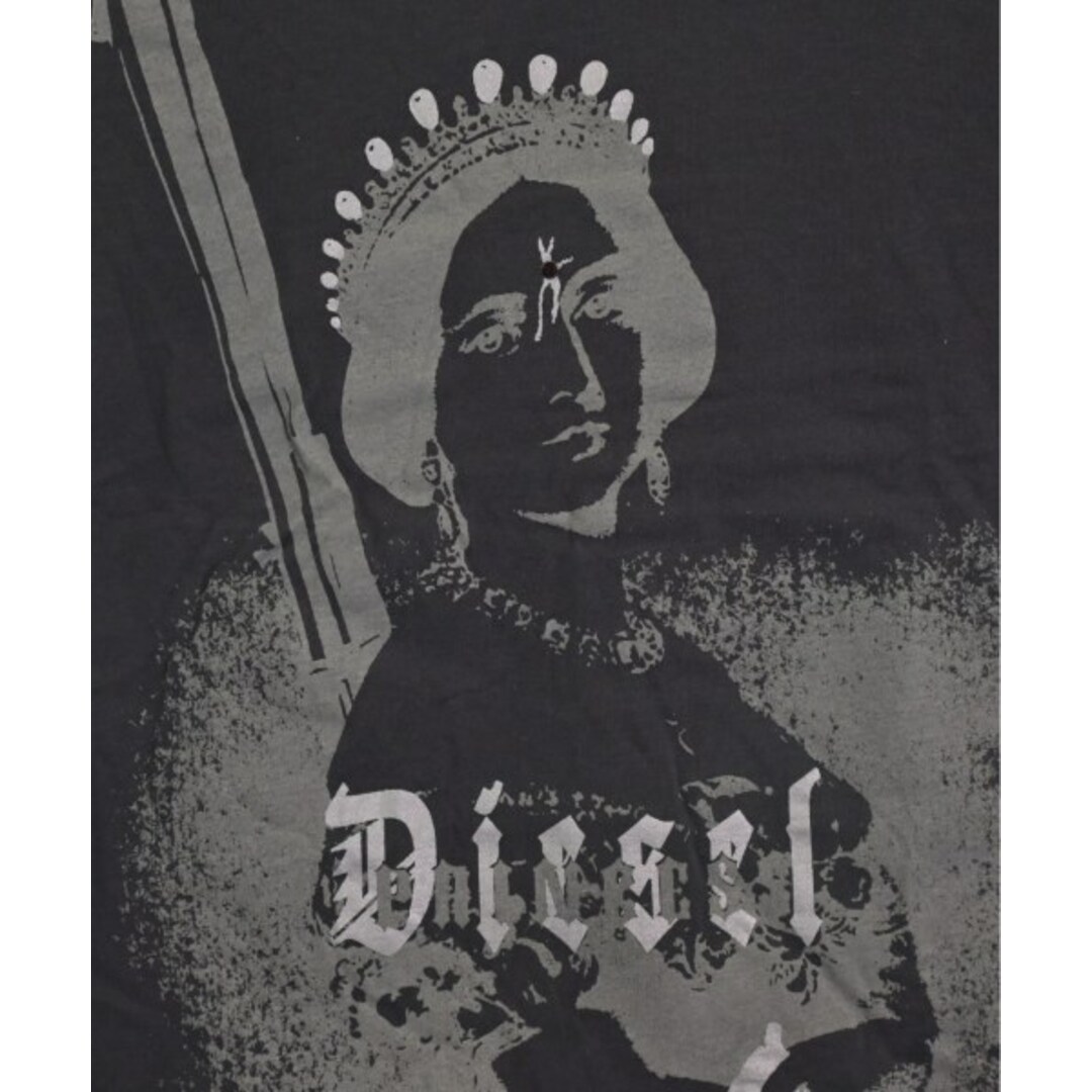 DIESEL(ディーゼル)のDIESEL ディーゼル Tシャツ・カットソー S チャコールグレー 【古着】【中古】 レディースのトップス(カットソー(半袖/袖なし))の商品写真