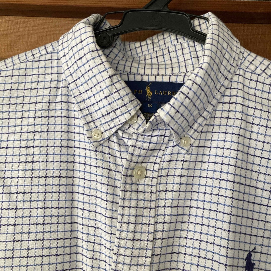 POLO RALPH LAUREN(ポロラルフローレン)のRalph Lauren ボタンダウンシャツ　16 キッズ/ベビー/マタニティのキッズ服男の子用(90cm~)(Tシャツ/カットソー)の商品写真