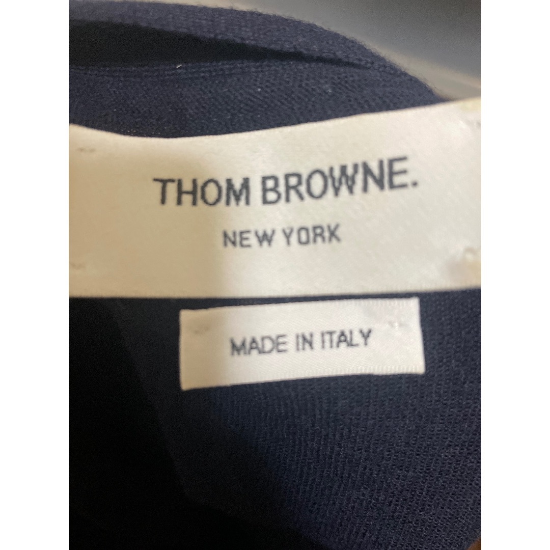 THOM BROWNE(トムブラウン)のトムブラウン　THOM BROWNE カーディガン　ネイビー　3サイズ メンズのトップス(カーディガン)の商品写真