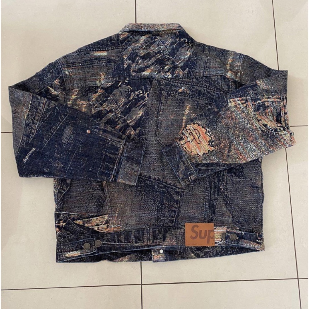 Supreme(シュプリーム)のSupreme  Archive Denim Jacquard Trucker メンズのジャケット/アウター(Gジャン/デニムジャケット)の商品写真