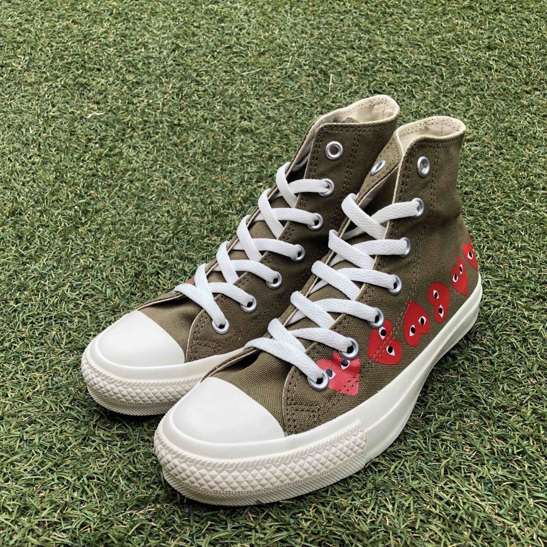 CONVERSE(コンバース)の美品24 converse×PLAYコムデギャルソン オールスター HW991 レディースの靴/シューズ(スニーカー)の商品写真