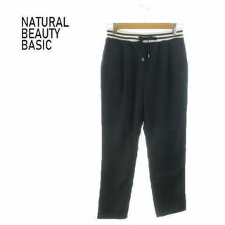 ナチュラルビューティーベーシック(NATURAL BEAUTY BASIC)のナチュラルビューティーベーシック イージーパンツ L 紺 210727MN1A(カジュアルパンツ)